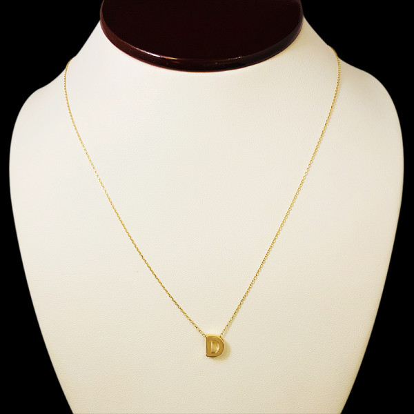 14k Yellow Gold Chain with Pendant (D)